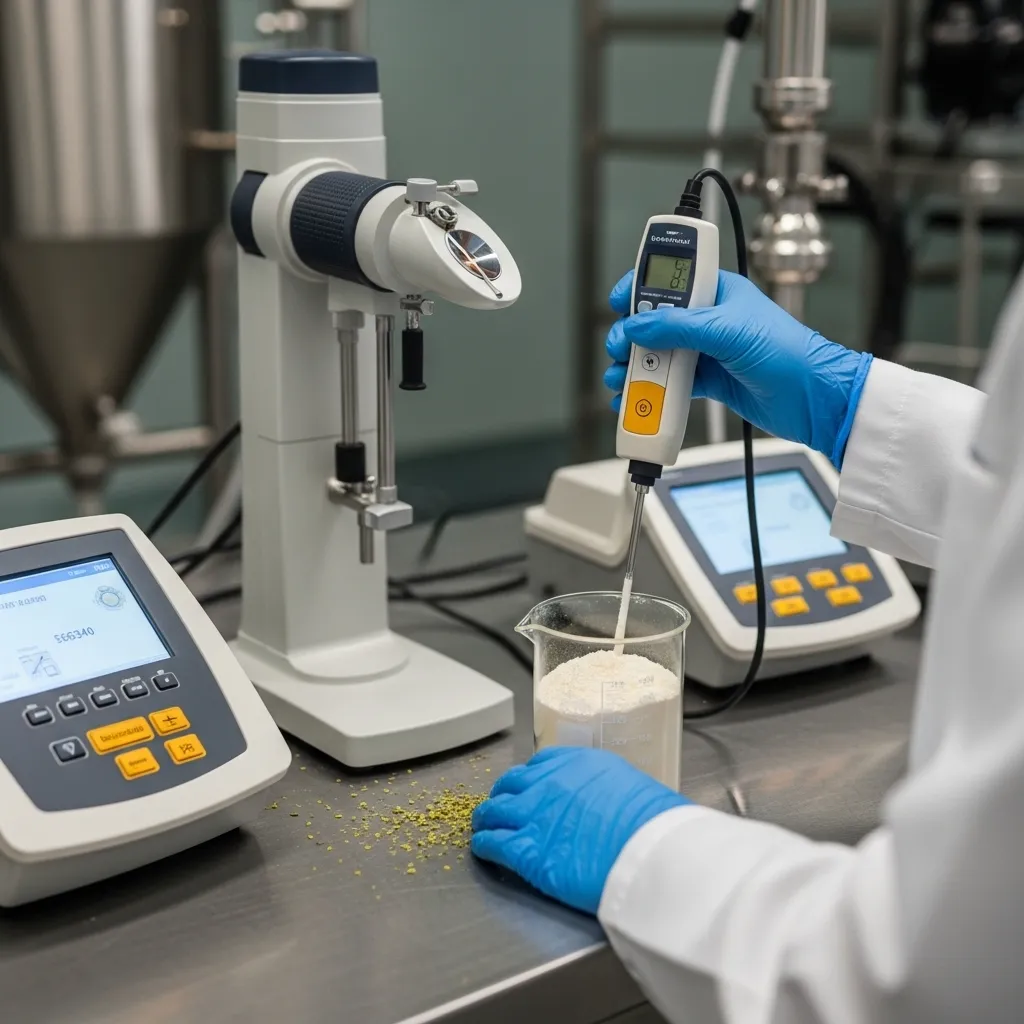 Servido de Olibat Plus desde mezcladora industrial. Calidad de procesos. Nuestro batter