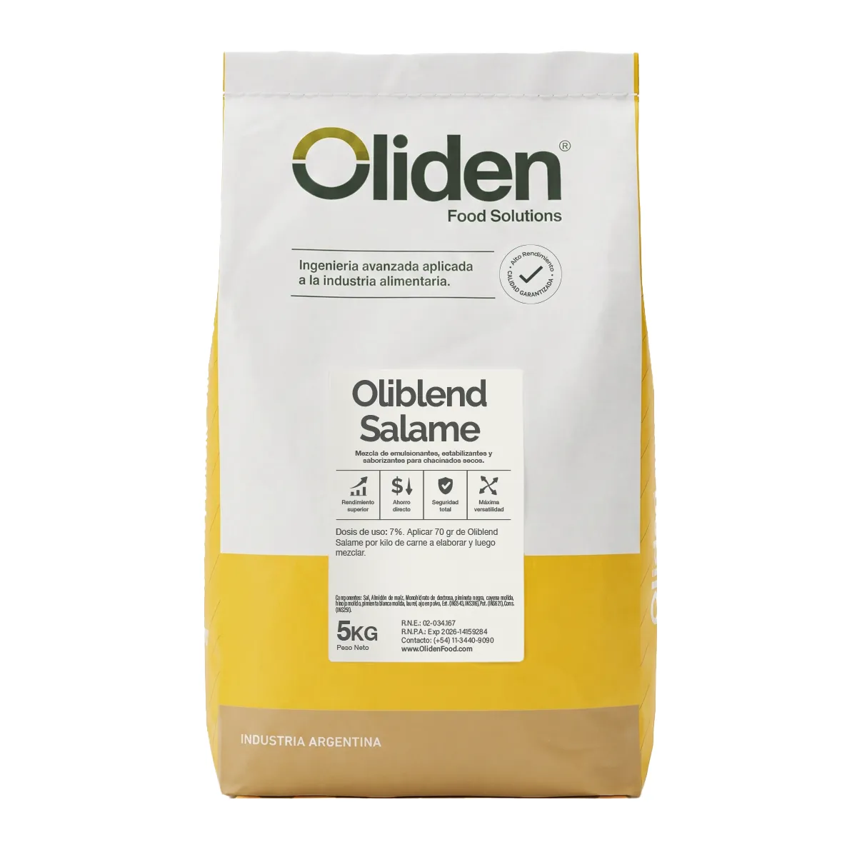 Pan Rallado Oliden Food Solutions 20 Kilos