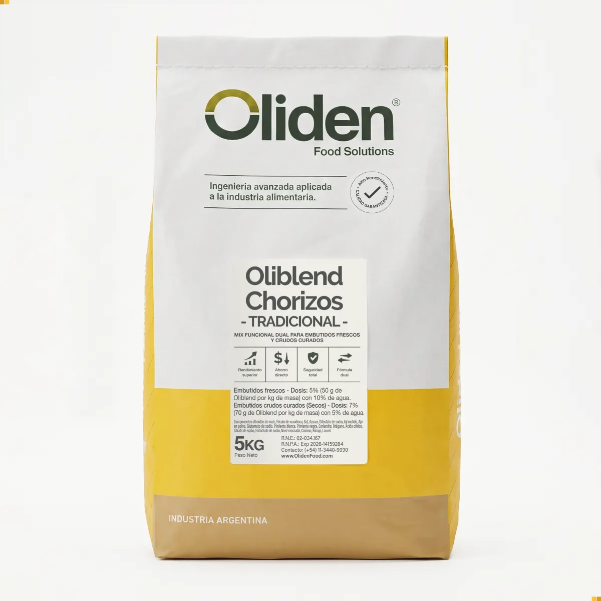 Olibat 5 kilos Oliden Food Solutions